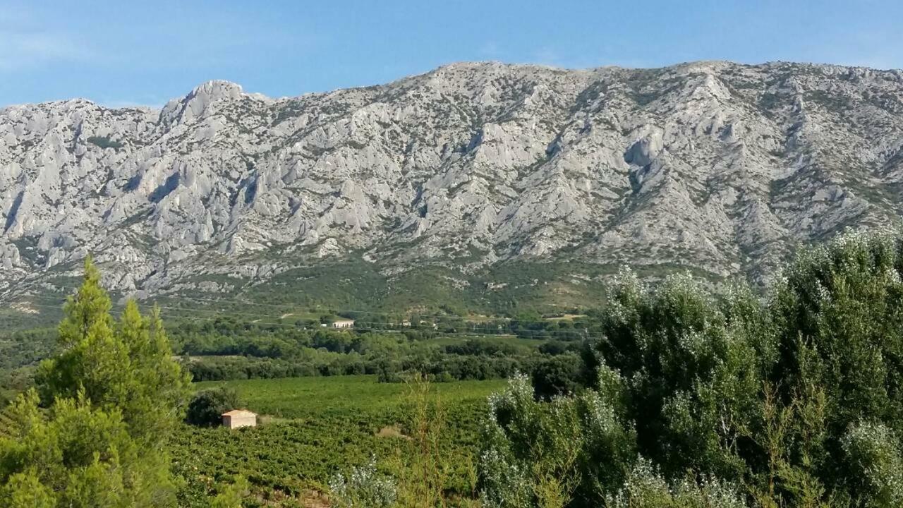 Sainte Victoire Le Cabanon Villa Puyloubier Exteriör bild